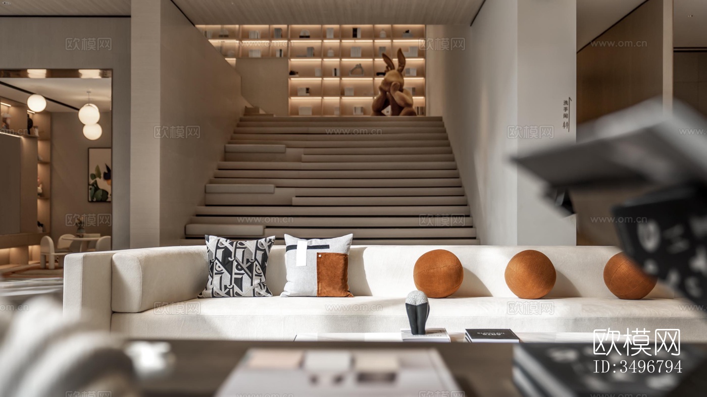 现代售楼处效果图下载（渲染图11）