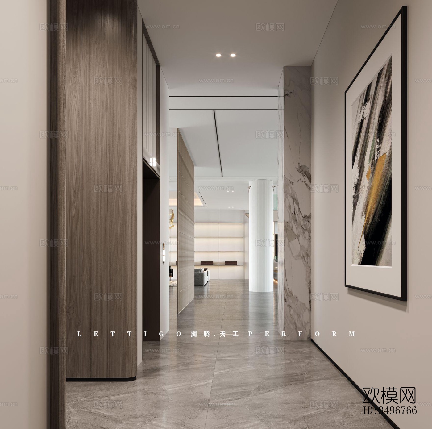 现代售楼处效果图下载（渲染图7）