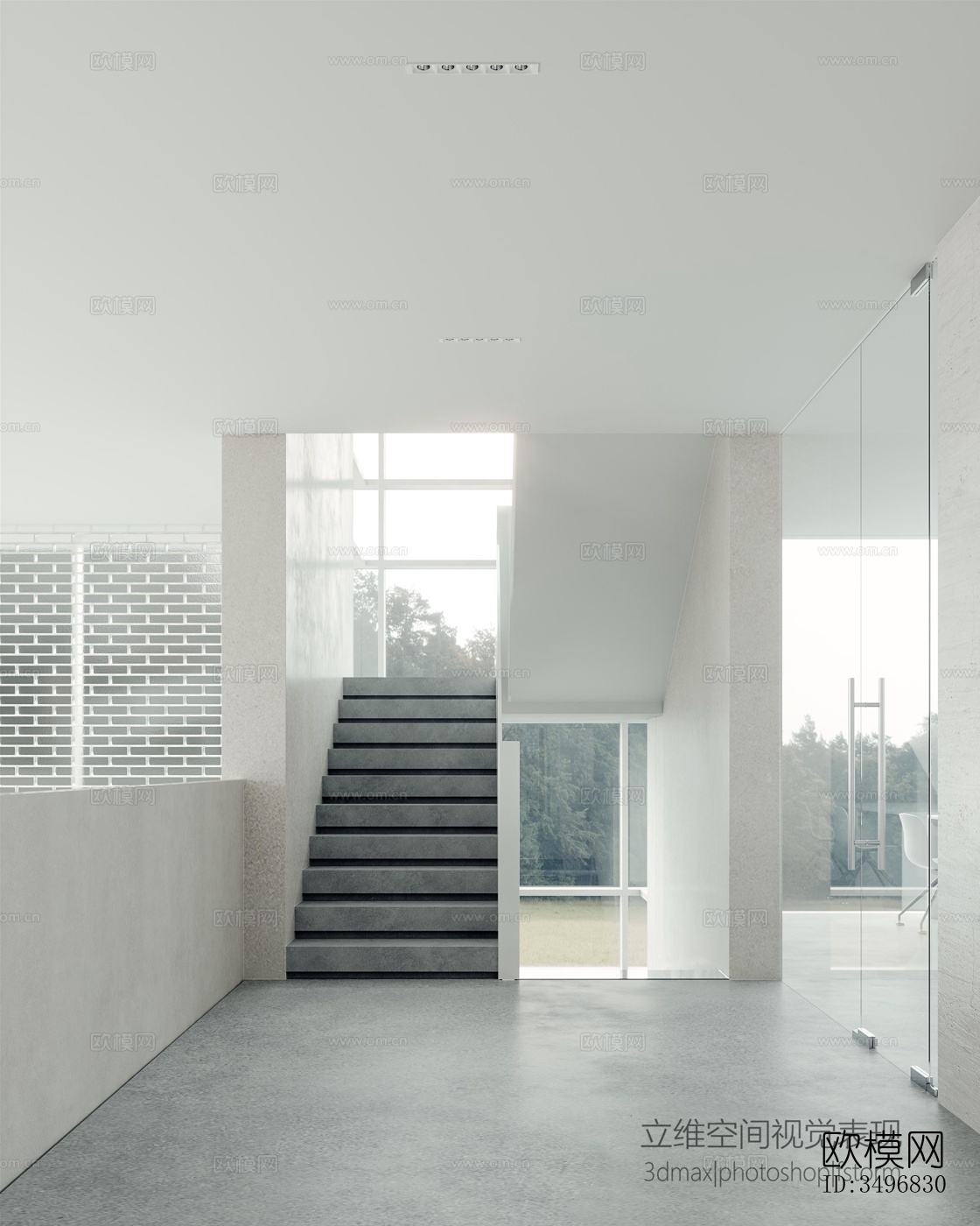 现代售楼处效果图下载（渲染图10）