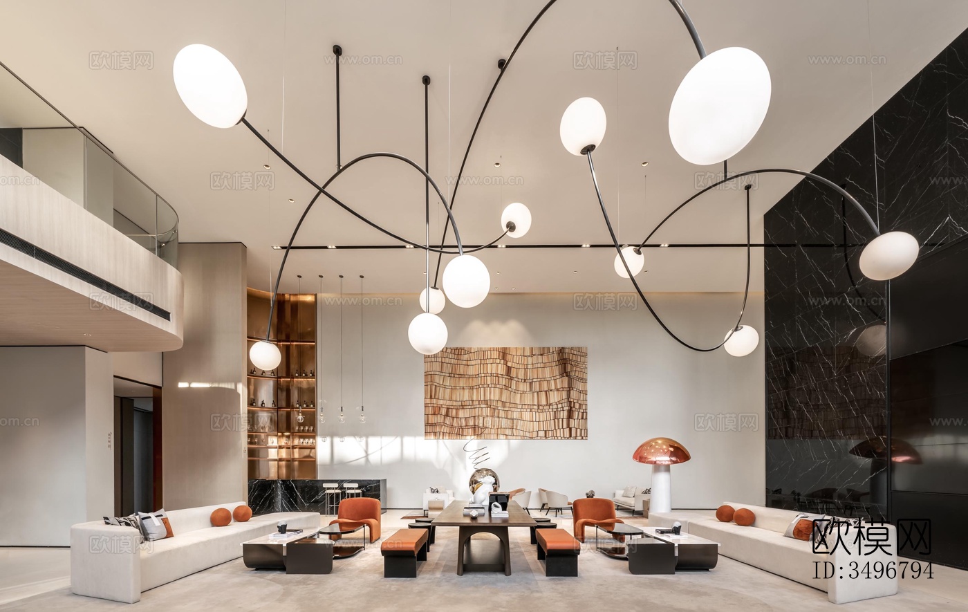 现代售楼处效果图下载（渲染图20）