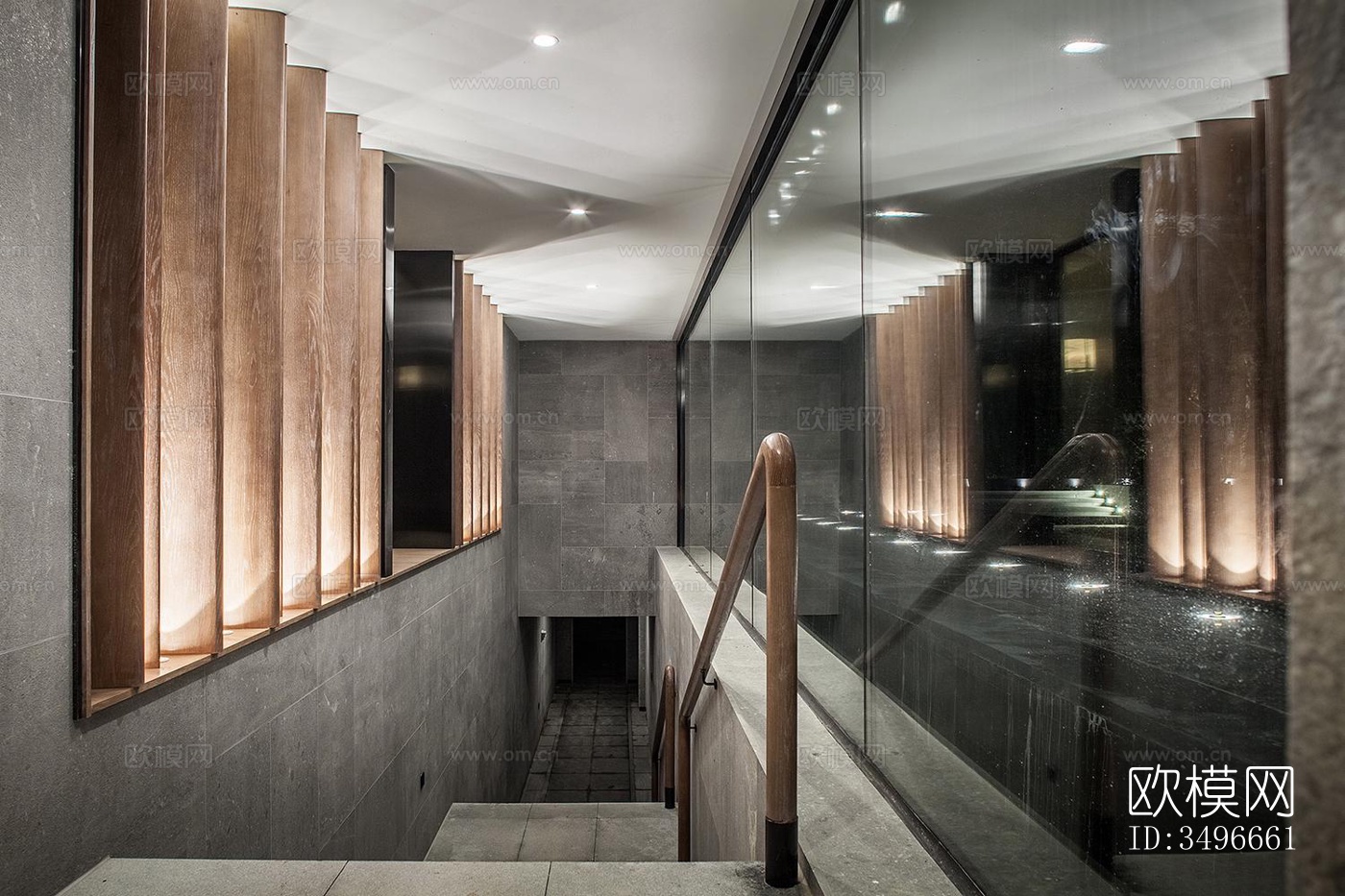 新中式售楼处效果图下载（渲染图4）