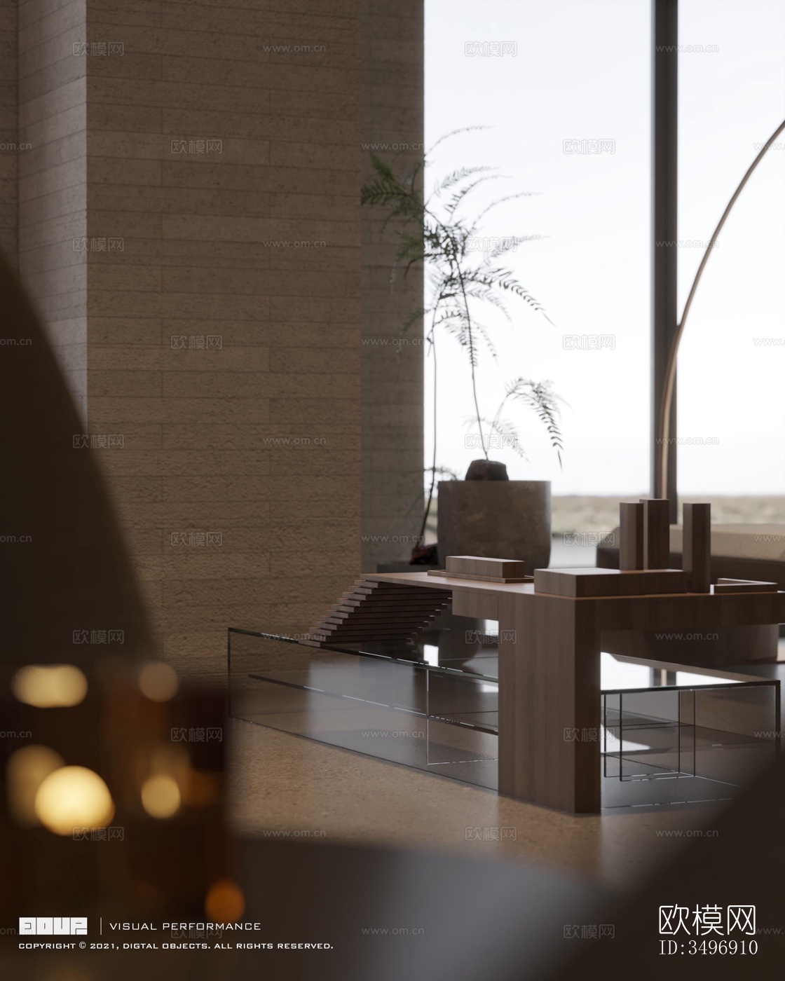 现代售楼处效果图下载（渲染图16）