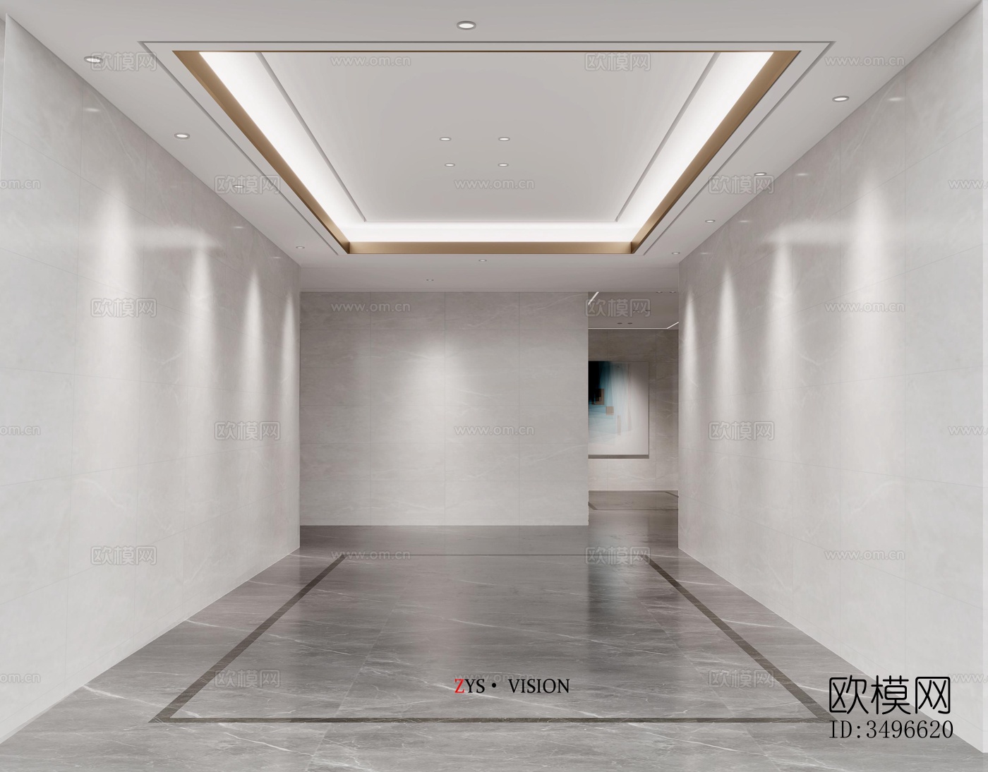 新中式售楼处效果图下载（渲染图9）