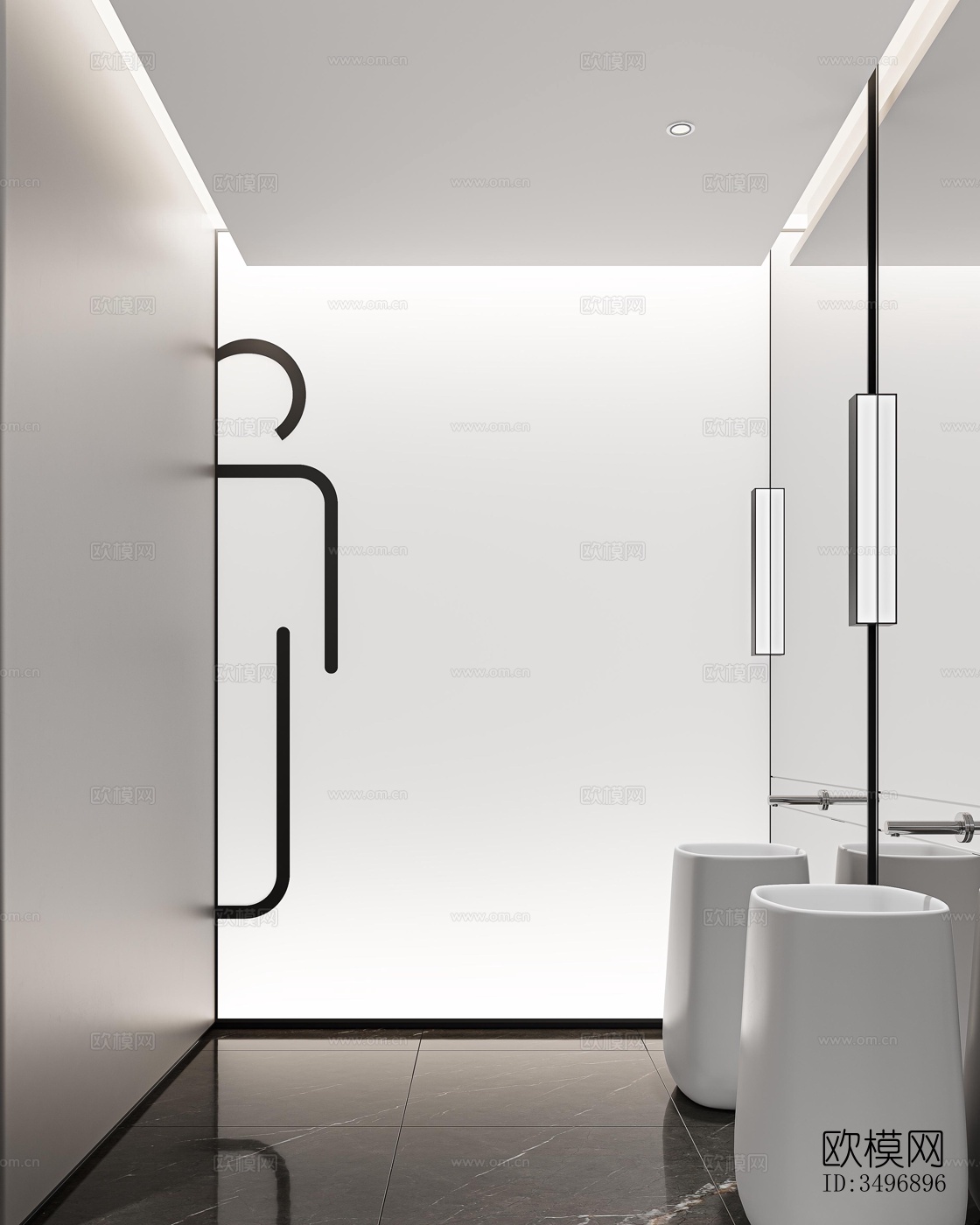 现代售楼处效果图下载（渲染图1）