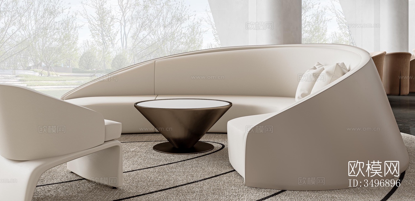 现代售楼处效果图下载（渲染图16）