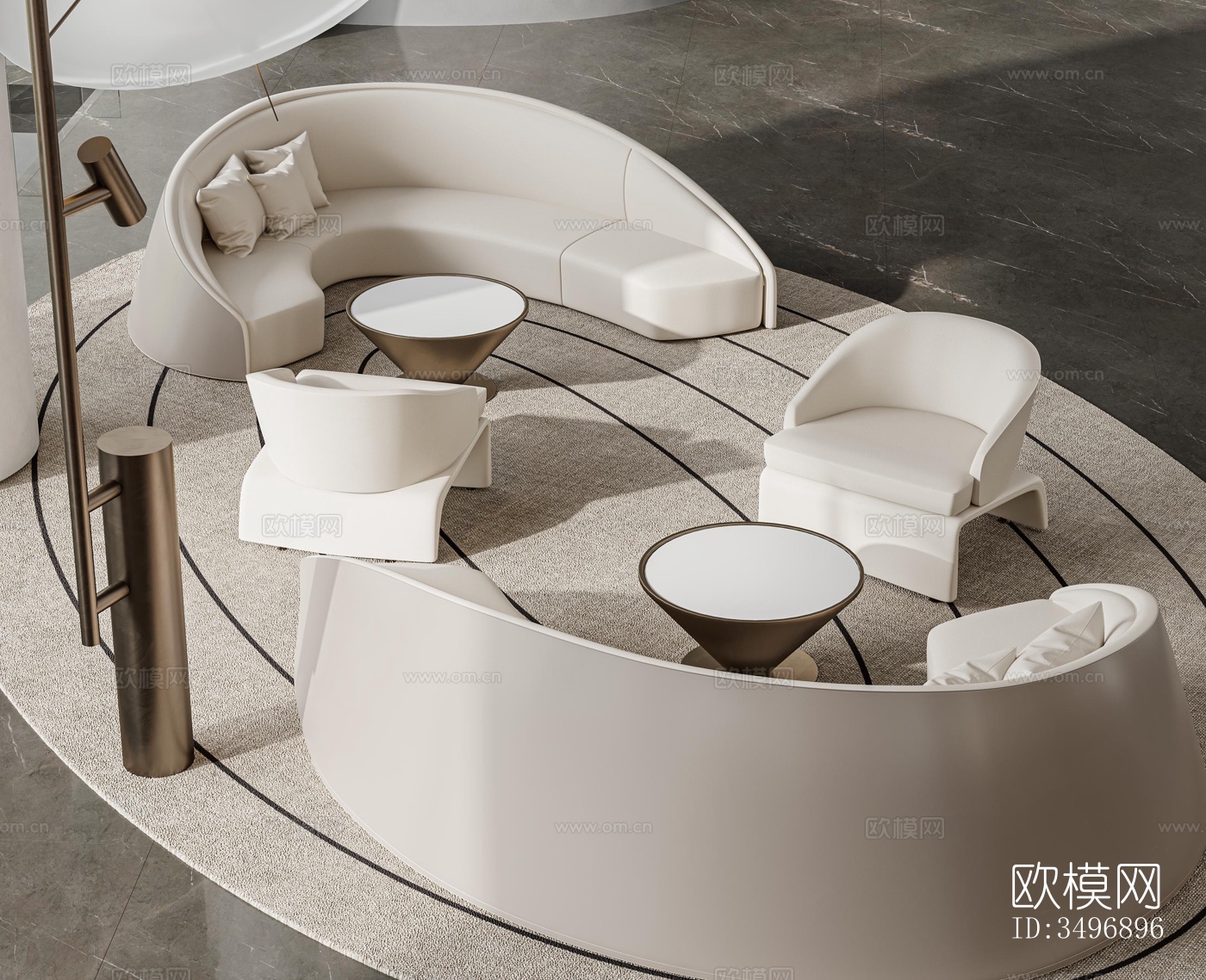 现代售楼处效果图下载（渲染图12）