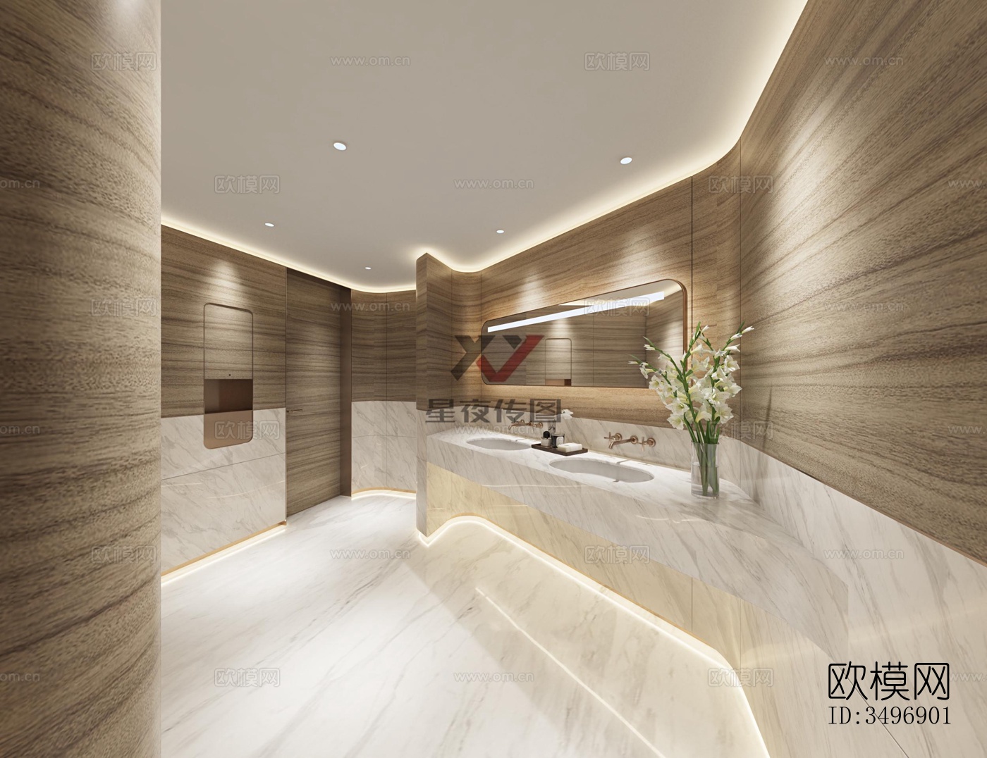 现代售楼处效果图下载（渲染图3）