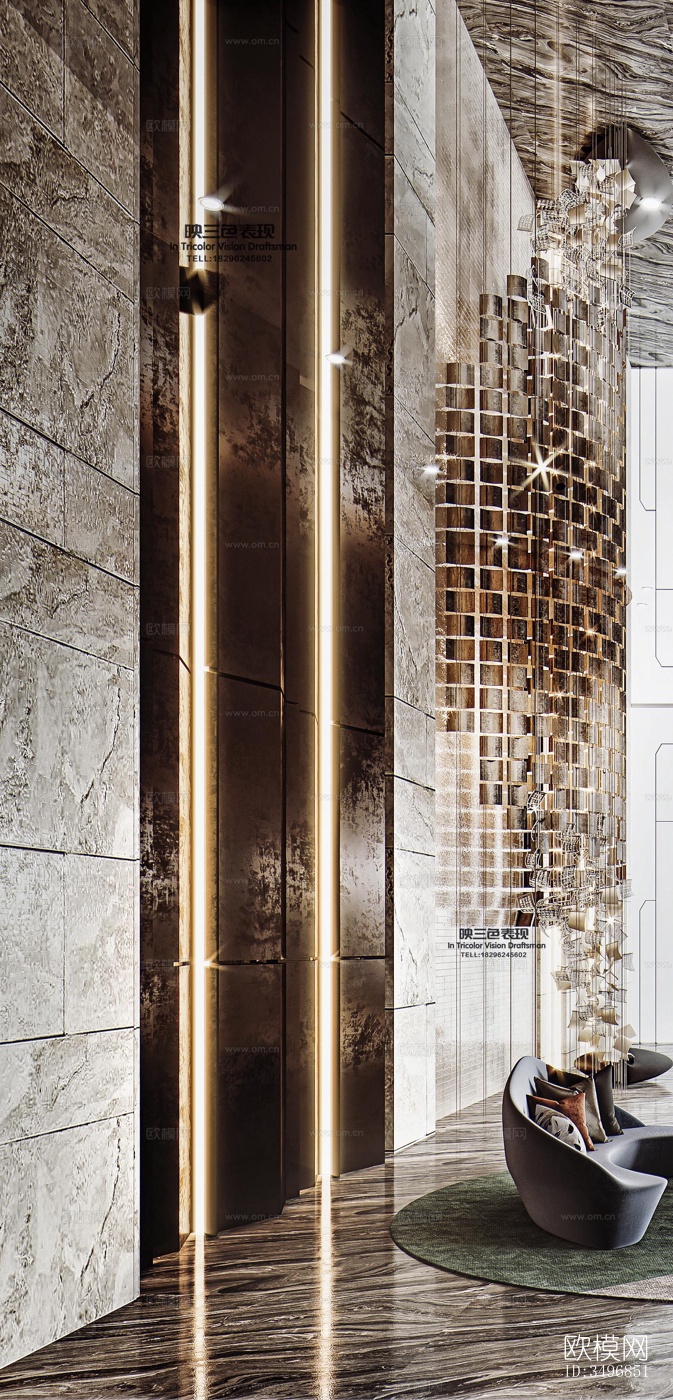 现代售楼处效果图下载（渲染图6）