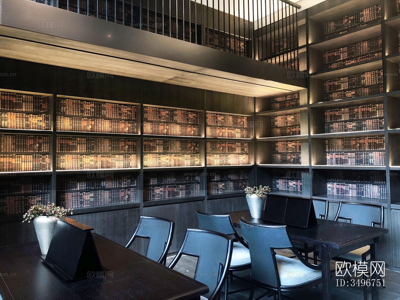 新中式售楼处效果图下载（渲染图9）