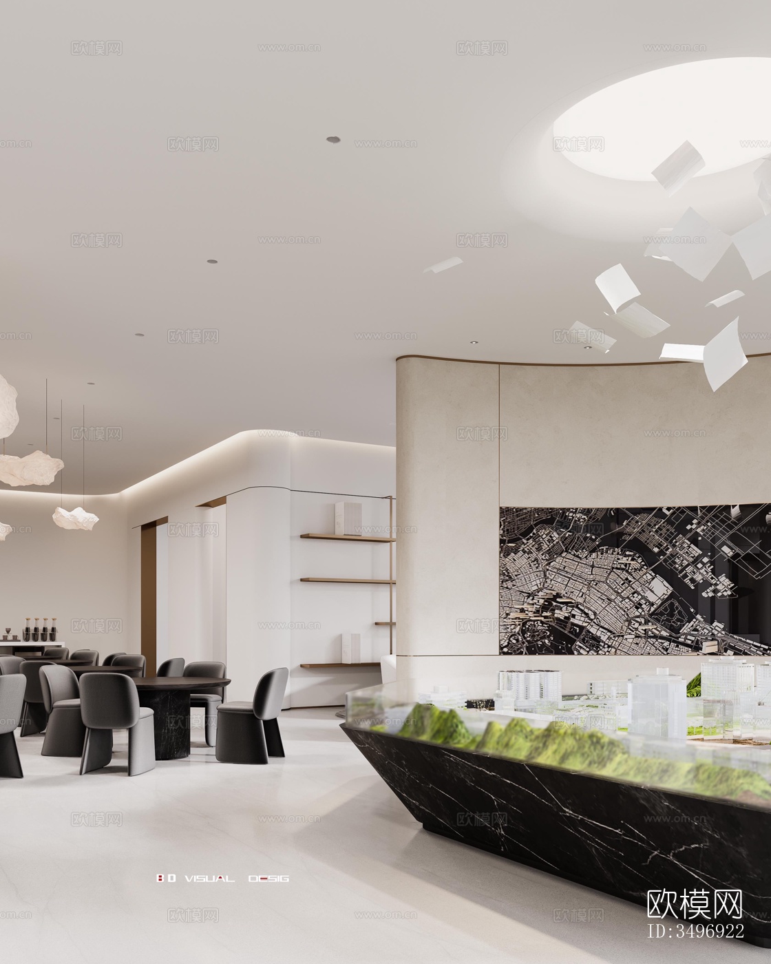 现代售楼处效果图下载（渲染图16）