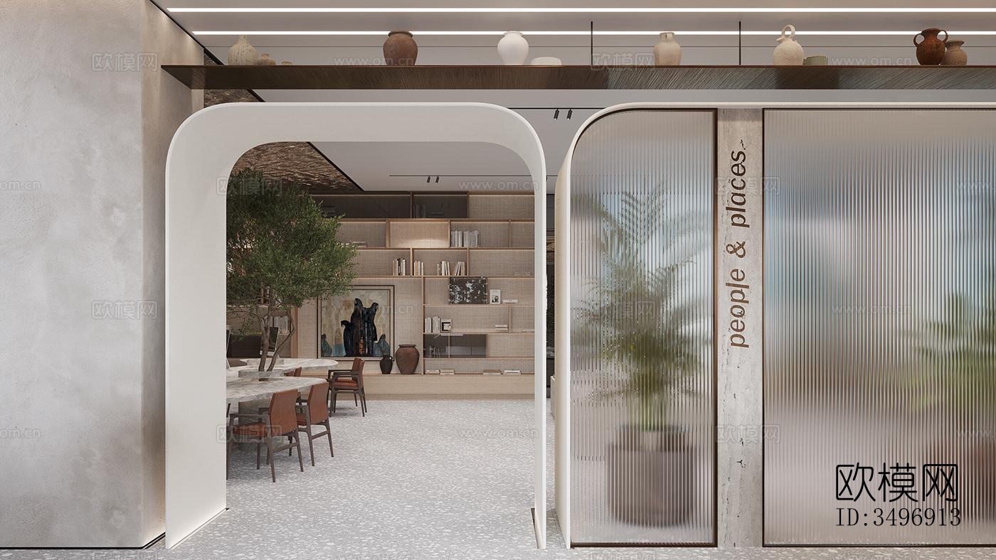 现代售楼处效果图下载（渲染图8）