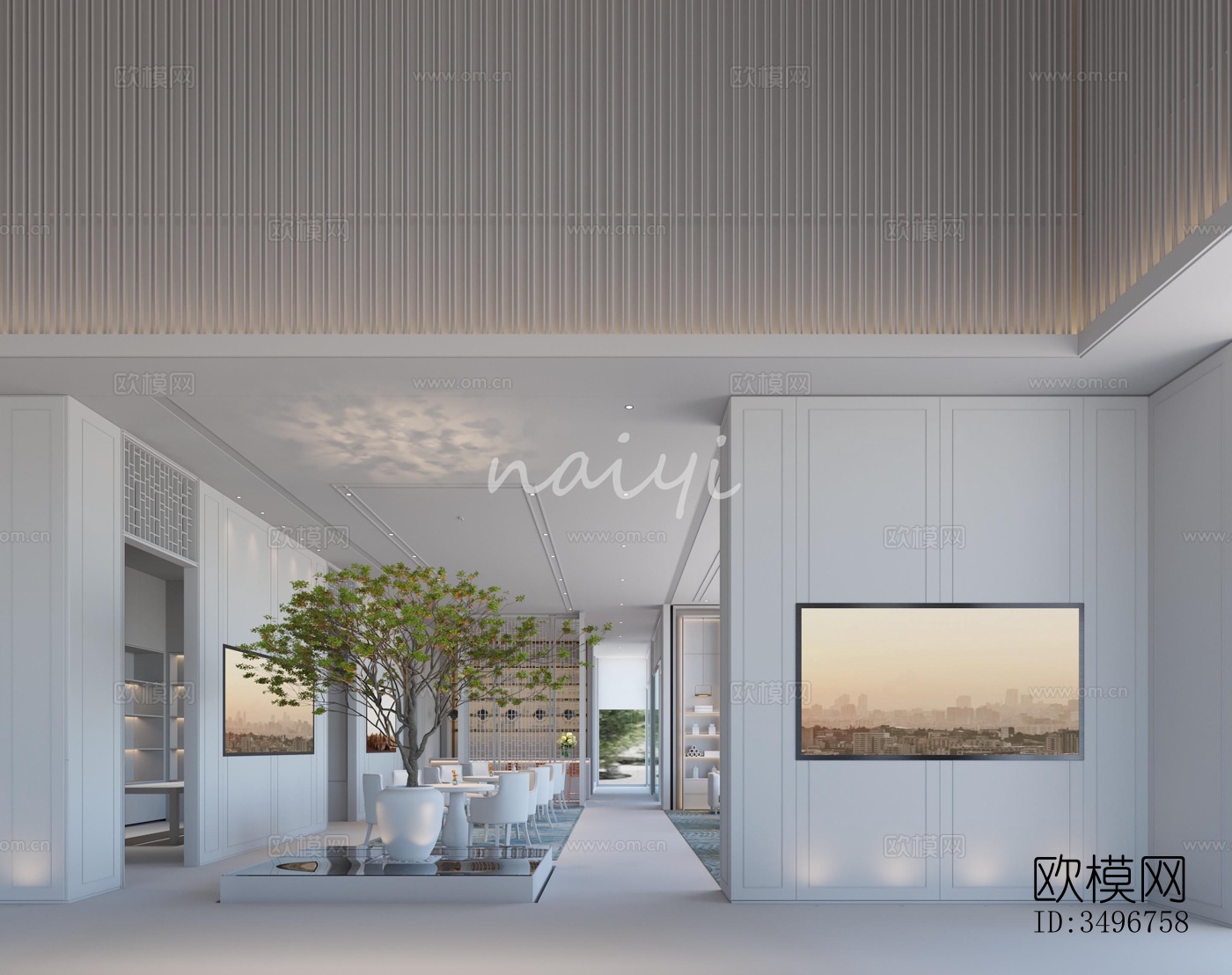 现代售楼处效果图下载（渲染图3）