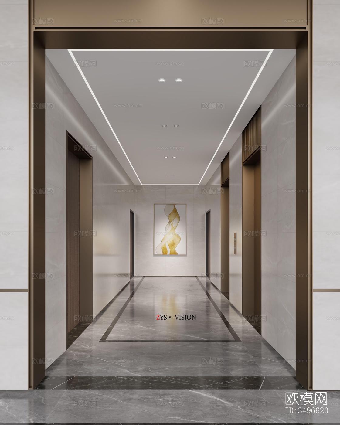 新中式售楼处效果图下载（渲染图8）