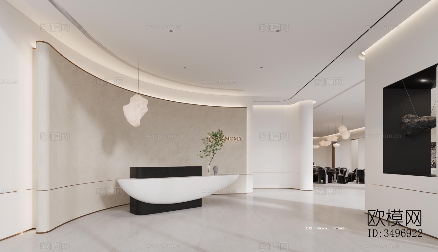 现代售楼处效果图下载（渲染图9）