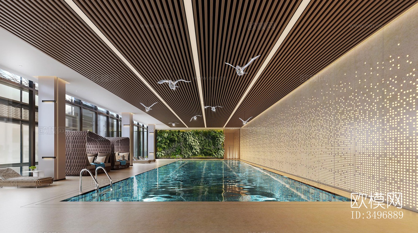 现代售楼处效果图下载（渲染图1）