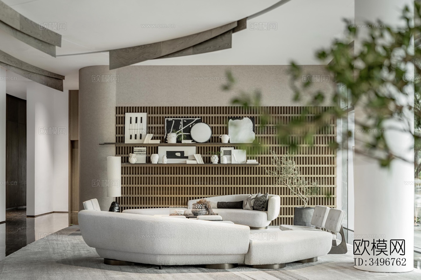 现代售楼处效果图下载（渲染图6）