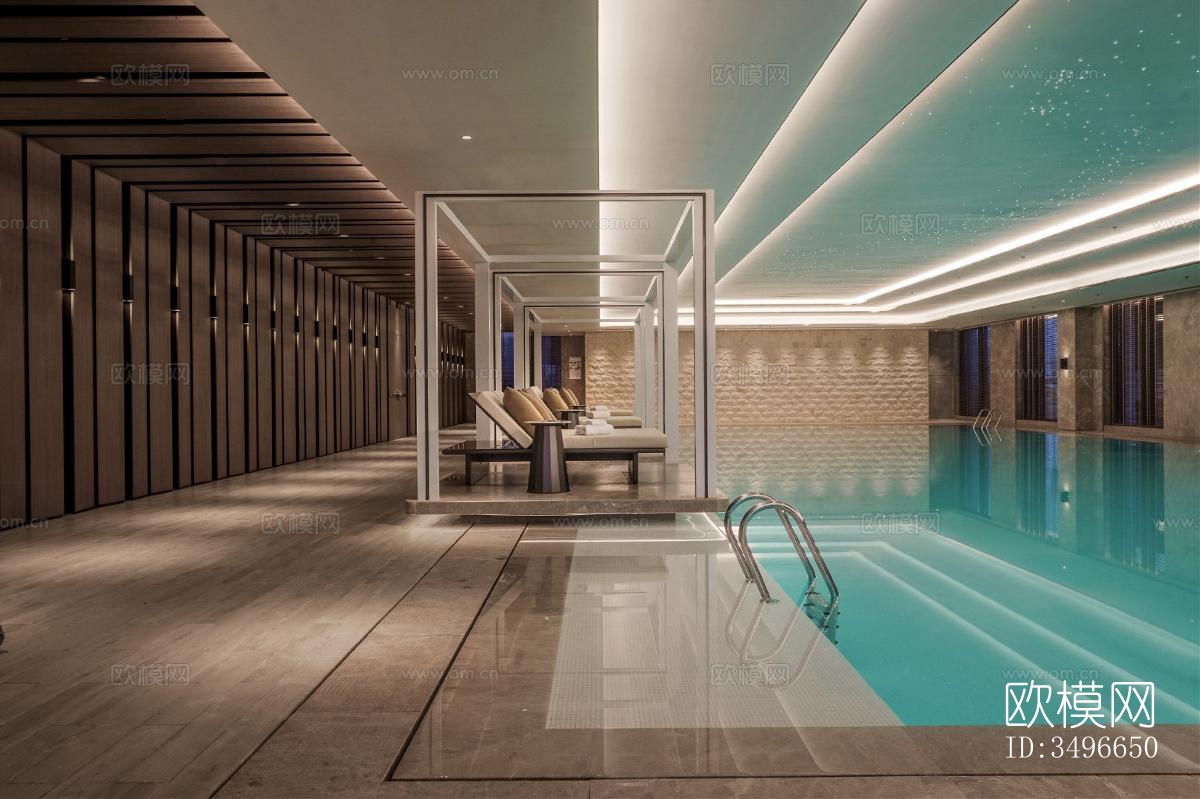 新中式售楼处效果图下载（渲染图5）