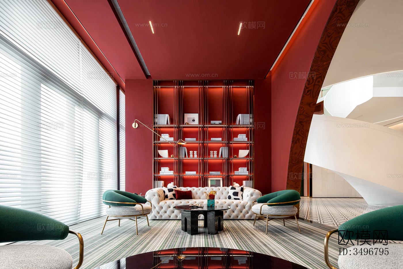 现代售楼处效果图下载（渲染图12）