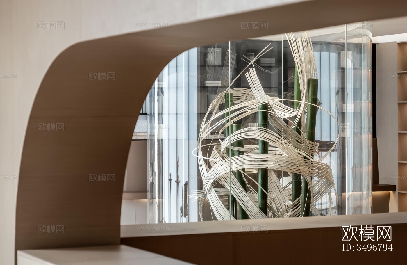 现代售楼处效果图下载（渲染图14）