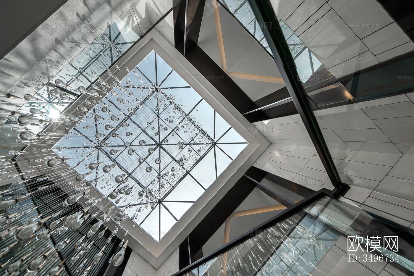 新中式售楼处效果图下载（渲染图8）