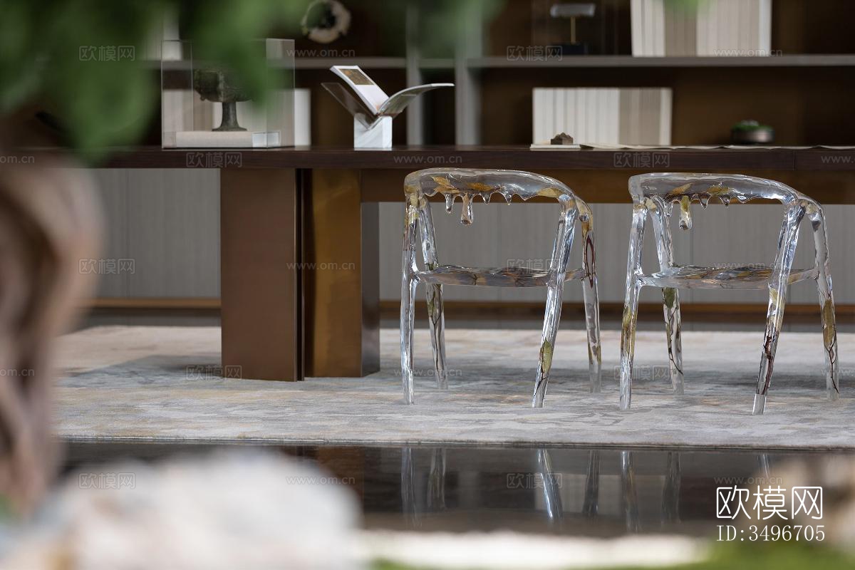 新中式售楼处效果图下载（渲染图16）