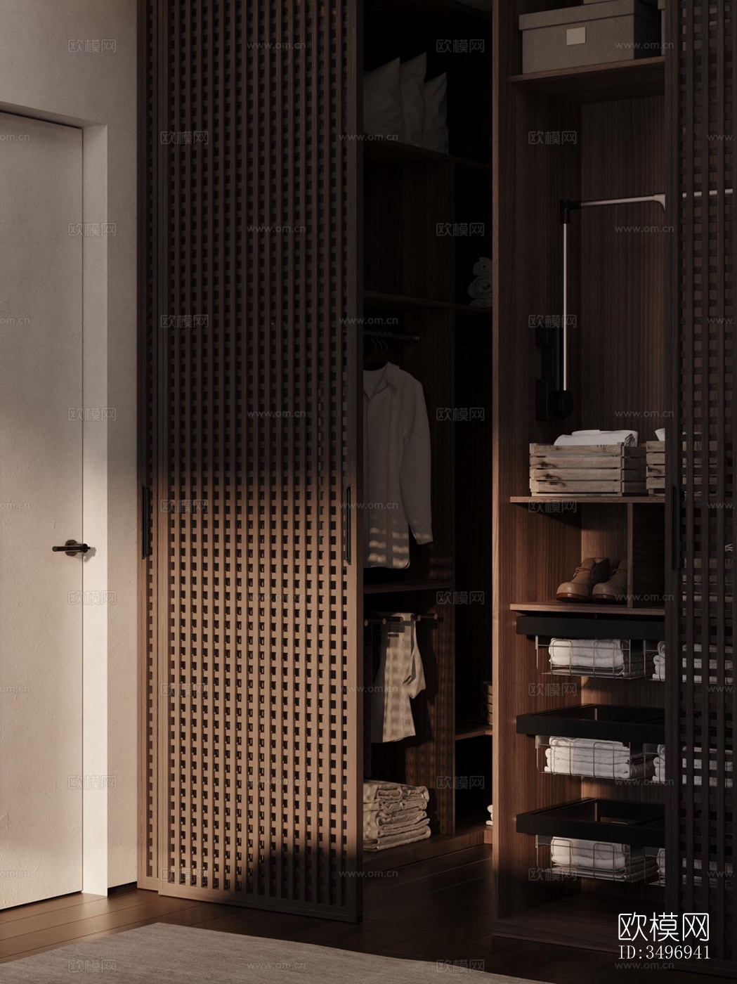 现代大平层效果图下载（渲染图11）