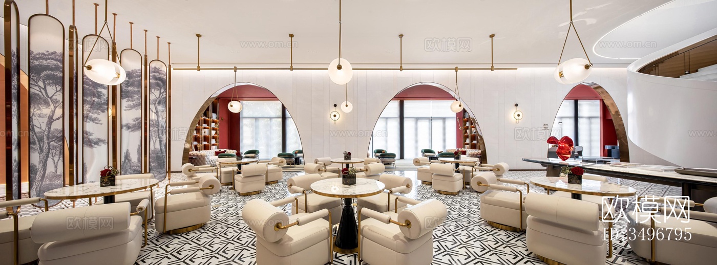 现代售楼处效果图下载（渲染图20）