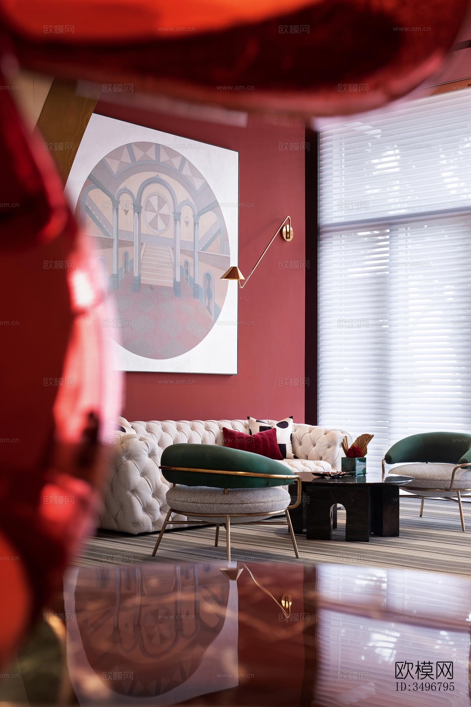 现代售楼处效果图下载（渲染图15）