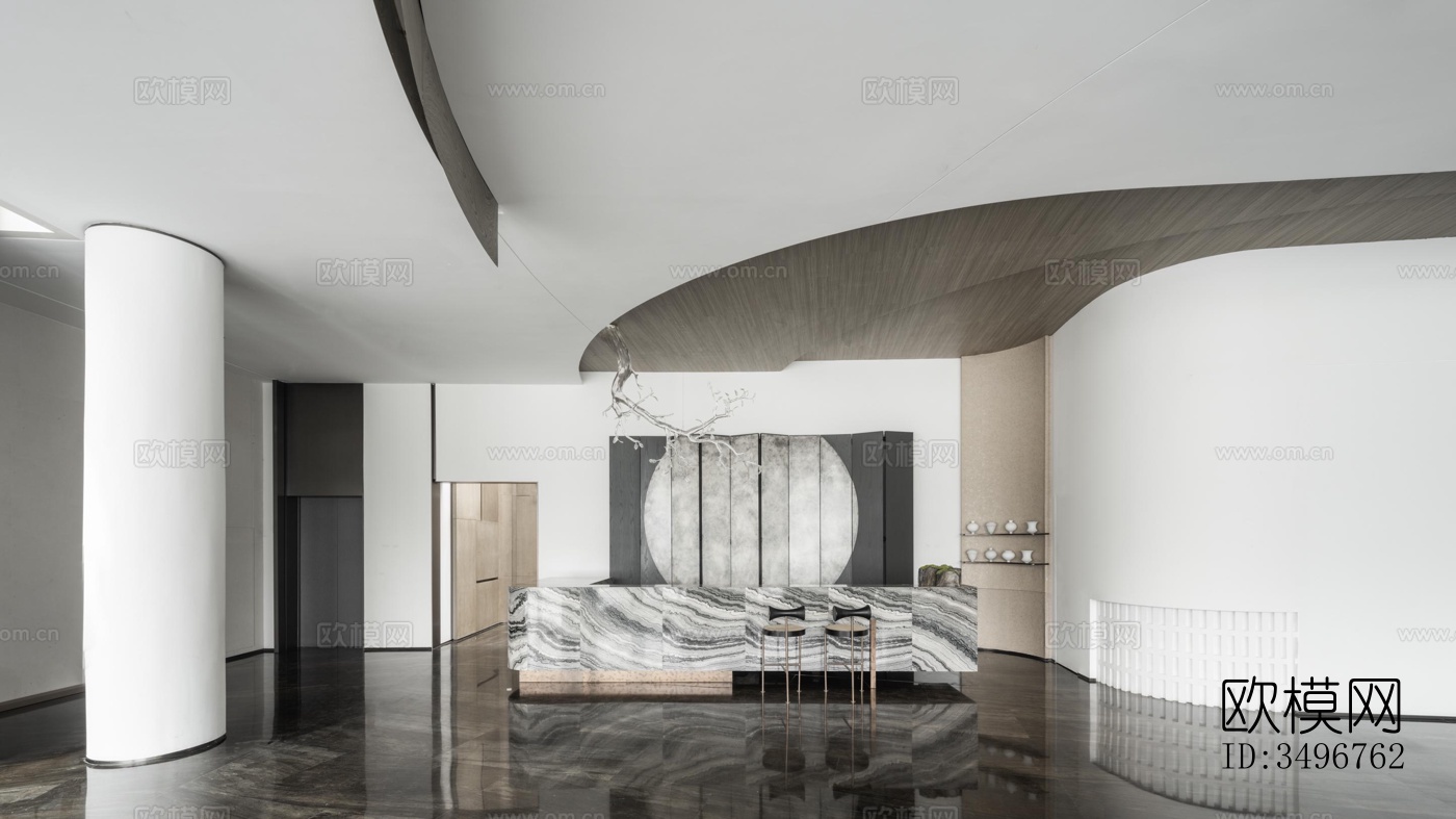 现代售楼处效果图下载（渲染图8）