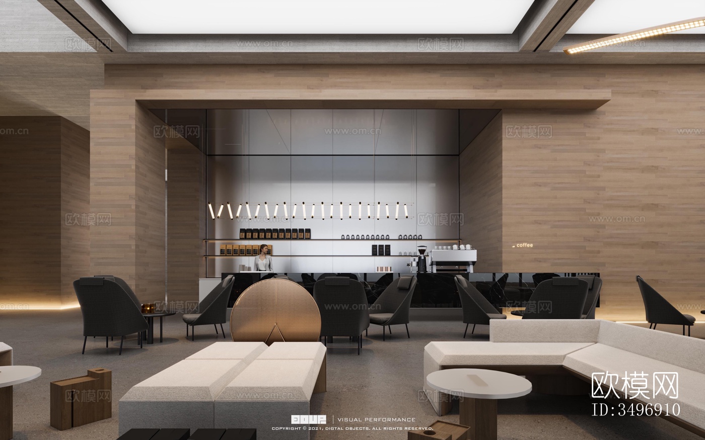 现代售楼处效果图下载（渲染图12）