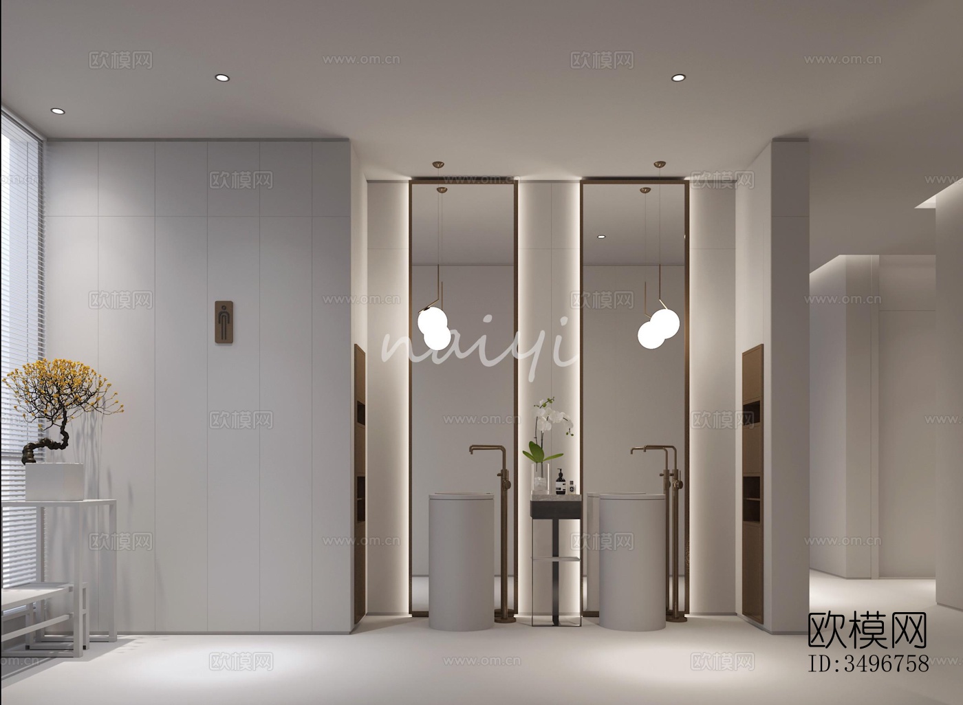 现代售楼处效果图下载（渲染图9）