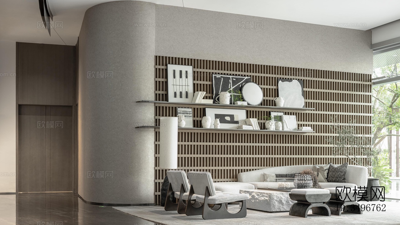 现代售楼处效果图下载（渲染图7）