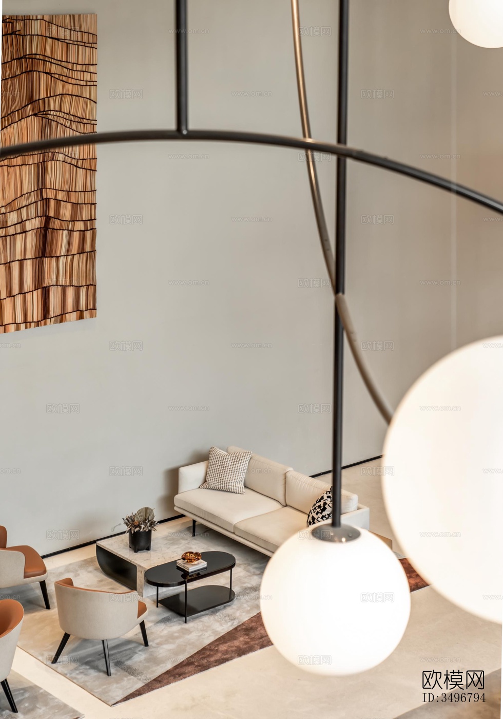 现代售楼处效果图下载（渲染图9）