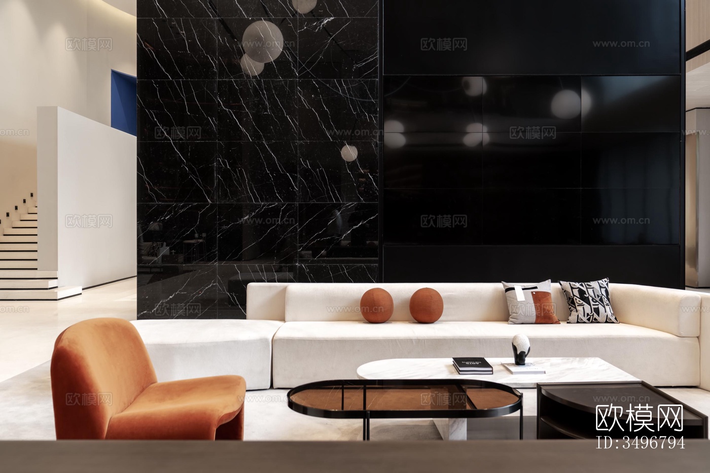 现代售楼处效果图下载（渲染图3）