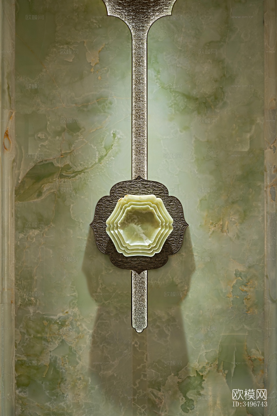 新中式售楼处效果图下载（渲染图12）