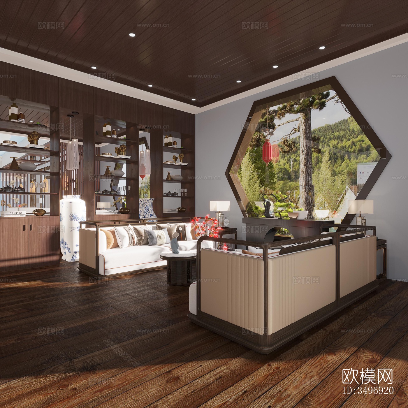 现代售楼处效果图下载（渲染图4）