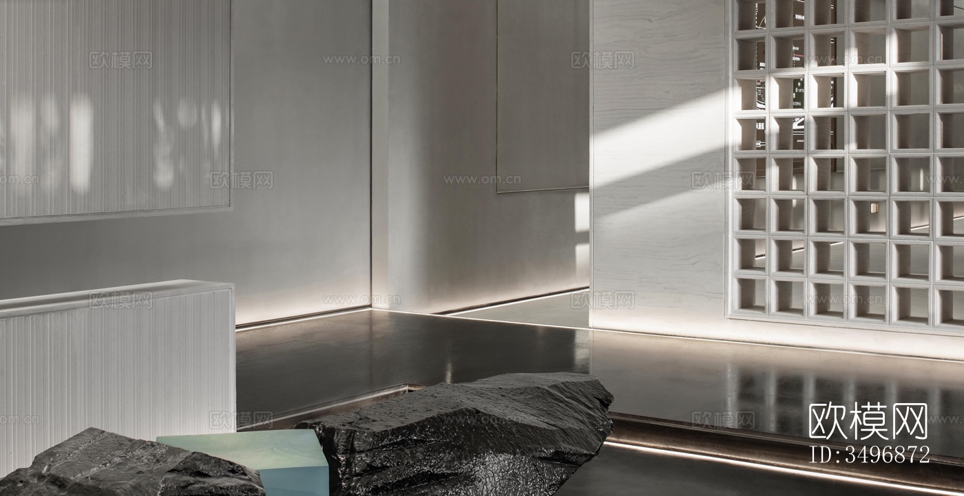 现代售楼处效果图下载（渲染图3）