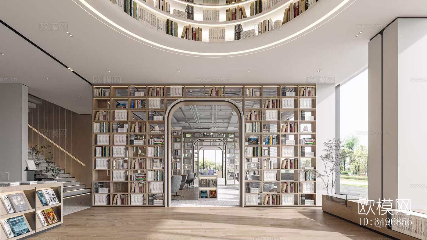 现代售楼处效果图下载（渲染图5）