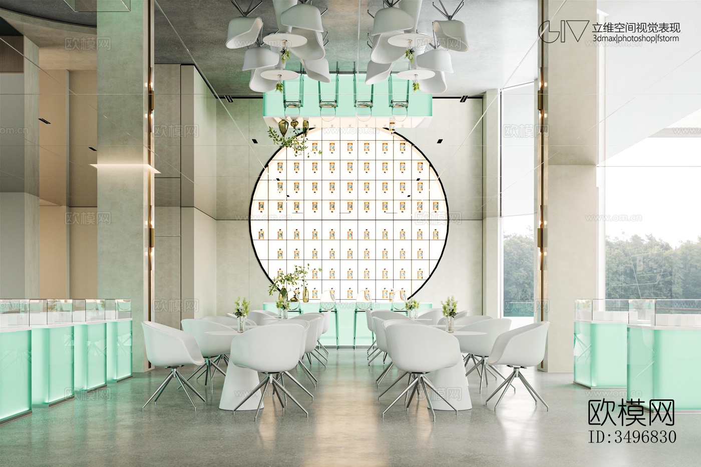 现代售楼处效果图下载（渲染图14）