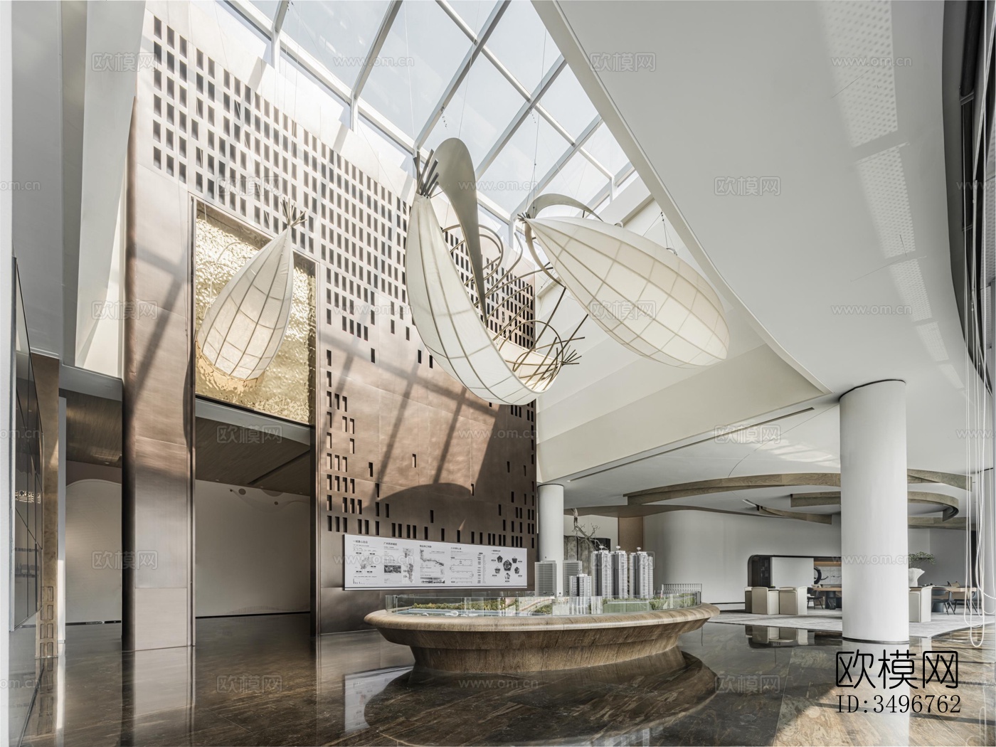 现代售楼处效果图下载（渲染图14）