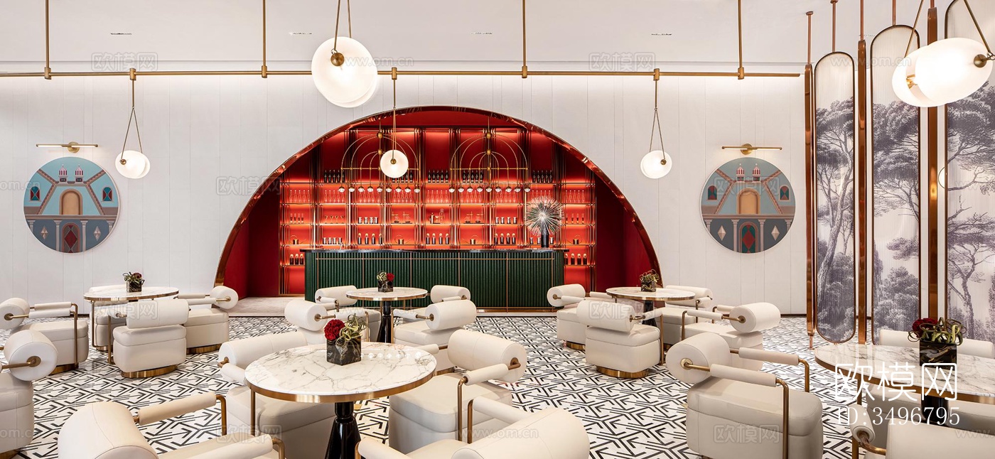 现代售楼处效果图下载（渲染图6）