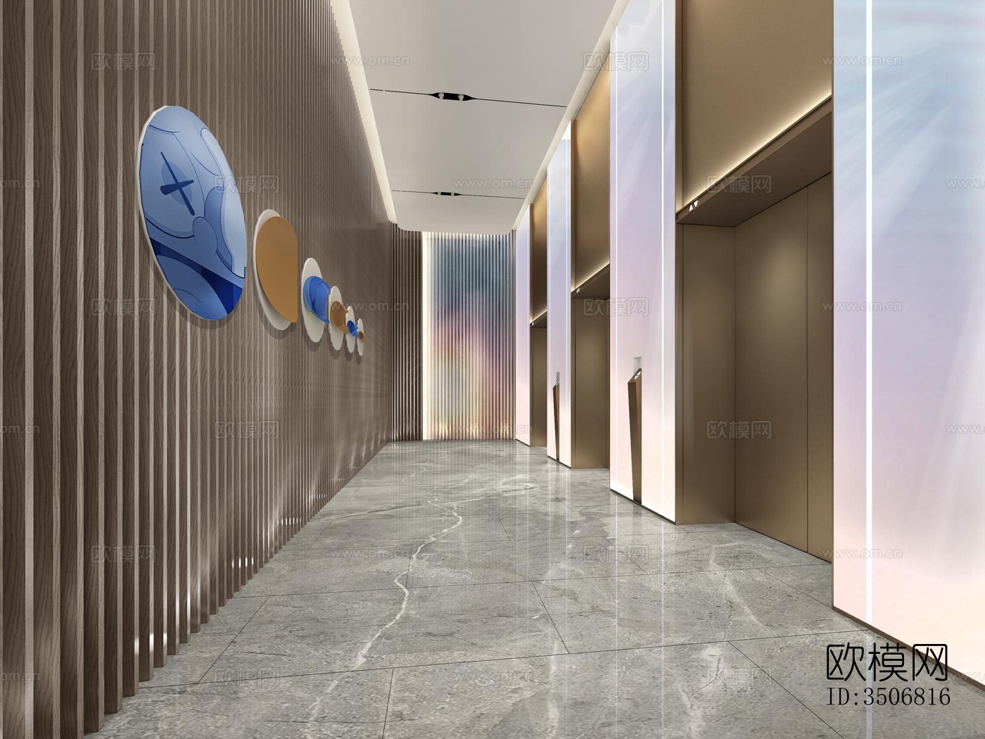 现代售楼处效果图下载（渲染图1）