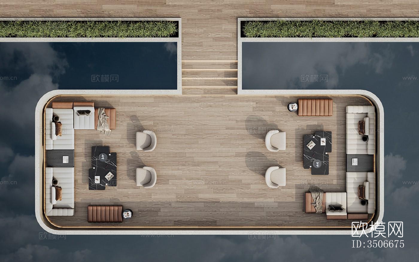 现代售楼处效果图下载（渲染图6）