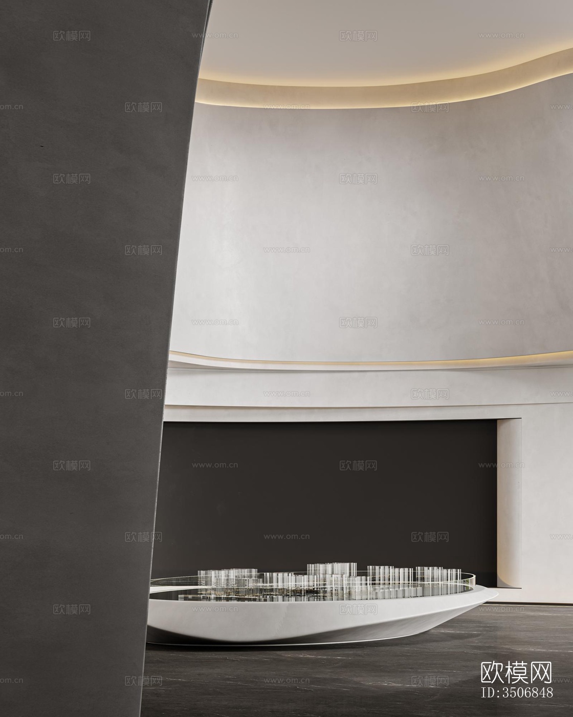 现代售楼处效果图下载（渲染图13）