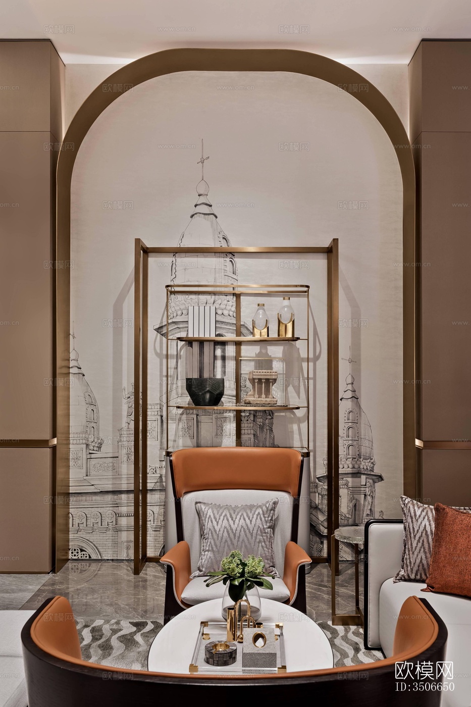 现代售楼处效果图下载（渲染图2）