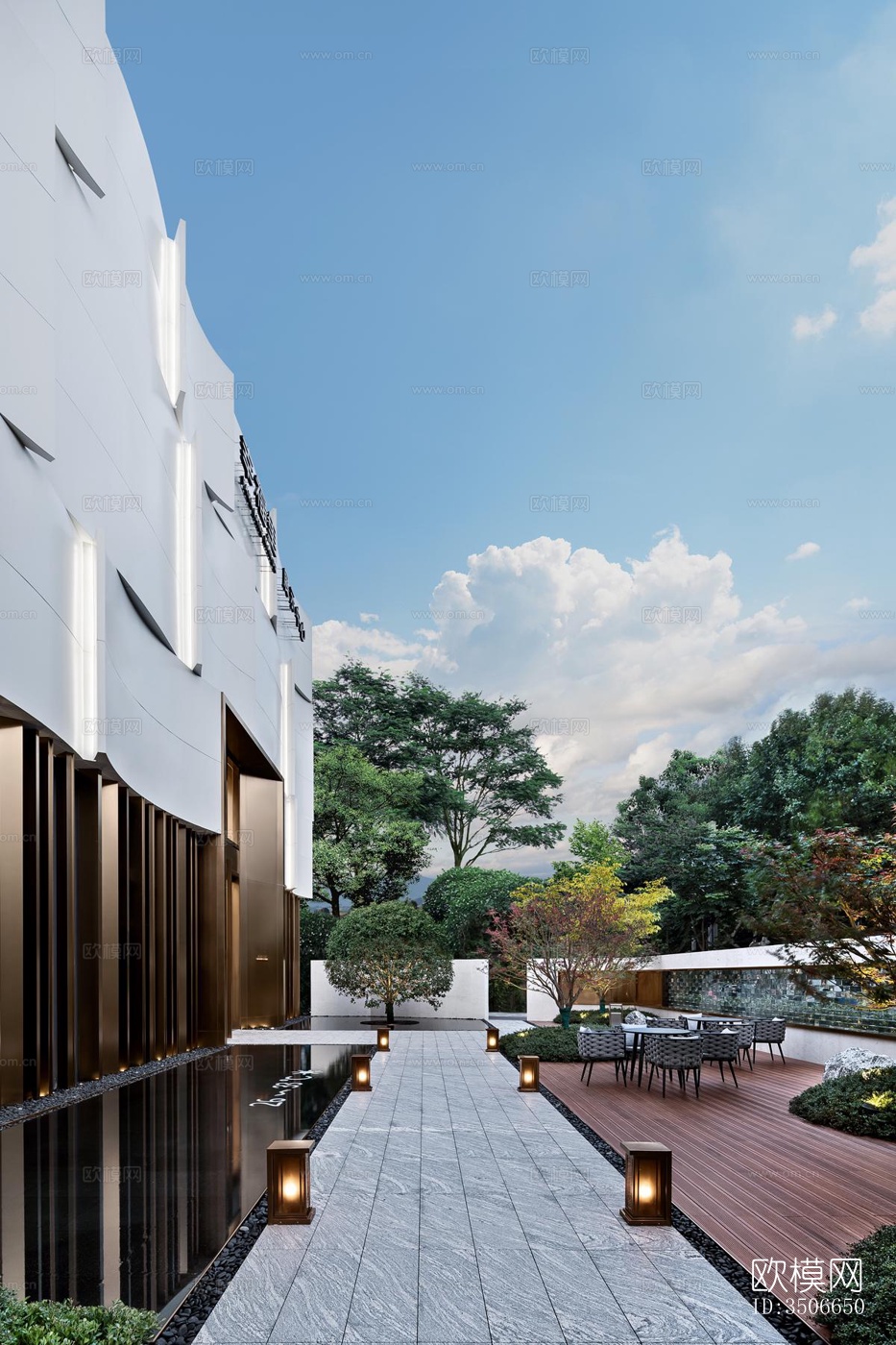 现代售楼处效果图下载（渲染图11）