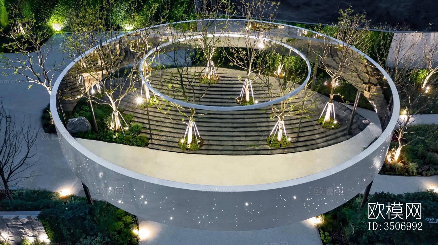 现代售楼处效果图下载（渲染图1）