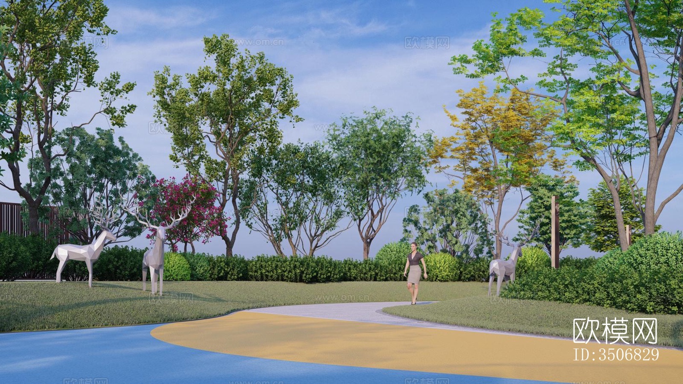 现代售楼处效果图下载（渲染图7）