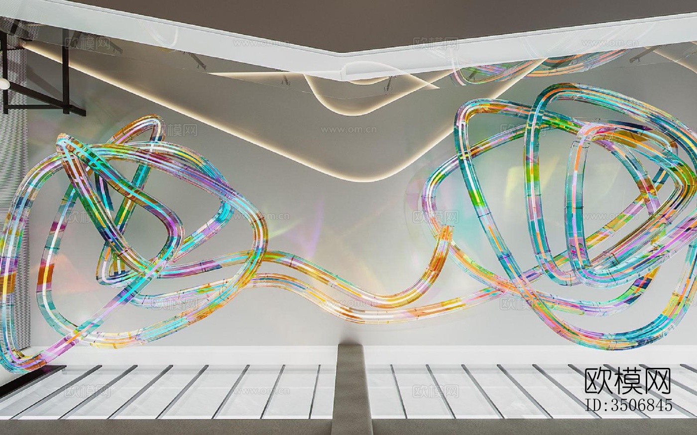 现代售楼处效果图下载（渲染图3）