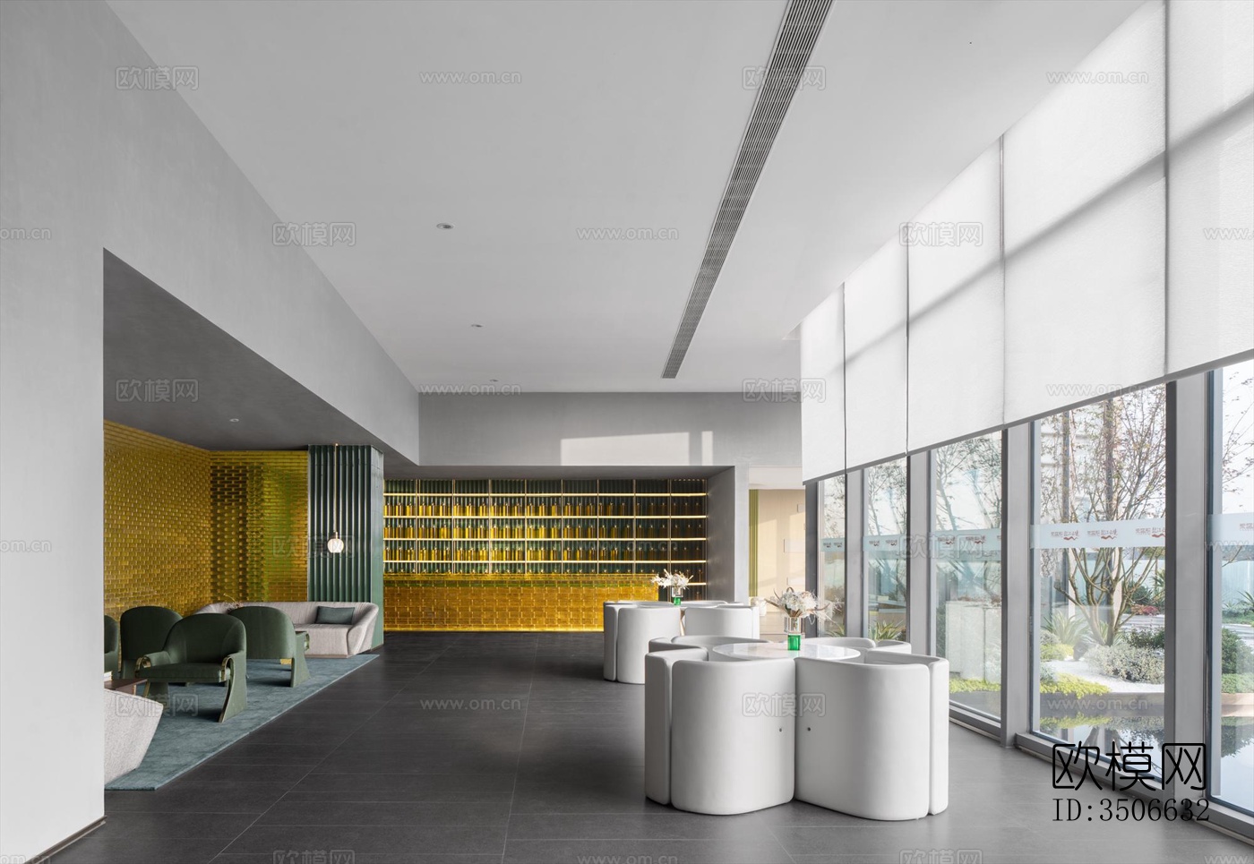 现代售楼处效果图下载（渲染图6）